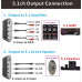 Цифровой аудиодекодер 5.1 каналов с Bluetooth, HDMI ARC, Optical и Coaxial входами