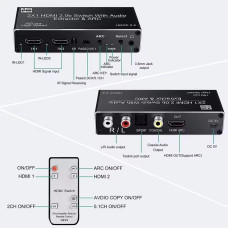 HDMI-аудиоэкстрактор LiNK-T OZV2 2×1 с HDMI ARC
