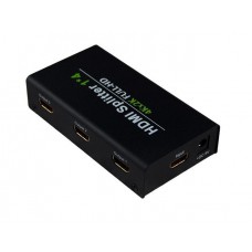 Axin 4KDK-104C - HDMI Разветвитель - Splitter 1х4 выхода, Full HD, 3D, UHD/4K, v 1.4