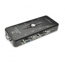 Переключатель KVM с 4 портами USB/VGA, DK-27