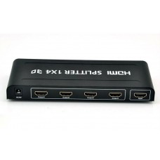HDMI Разветвитель, HDMI Splitter 1х4 разветвитель на 4 выхода, Full HD, 3D, модель DK-104B