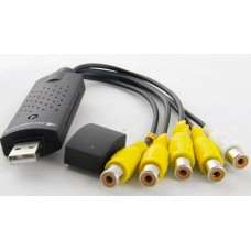 EasyCap 4  (USB - 4CVBS, 1RCA)  адаптер для захвата 4 видео и 1 аудио сигнала