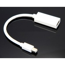 Кабель-переходник Mini DisplayPort-M - HDMI-F 17.5 см, DP-002 белый