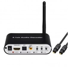 Цифро-аналоговый аудио декодер HDMI, 5,1, SPDIF, USB, Bluetooth 5.0