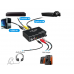 Цифро-аналоговый аудио декодер ЦАП USB DAC 192kHz (S/PDIF, Coaxial, RCA, AUX, Vol, Bass)