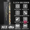 Аудио декодер HDMI 4K ARC цифро-аналоговый преобразователь 5.1 BT AC3 DTS USB