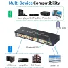 Аудио декодер HDMI 4K ARC цифро-аналоговый преобразователь 5.1 BT AC3 DTS USB