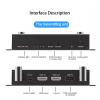 4K Беспроводной HDMI KVM удлинитель 200 м 5G WiFi аудио и видео передатчик и приемник