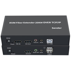 Оптический HDMI KVM-удлинитель LiNK-T NotisFiber20 до 20 км