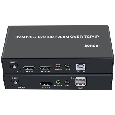 HDMI KVM-удлинитель по оптоволокну до 20 км — LiNK-T NotisFiber20
