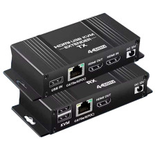KVM удлинитель 4K по витой паре 80м  EX080K