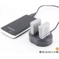 USB зарядное устройство для 2 аккумуляторов Canon LP-E8