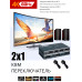 KVM-переключатель LiNK-T LT-4K0201K6 на 2 компьютера с HDMI 2.0