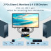 KVM-переключатель LiNK-T H201G на 2 компьютера с HDMI 2.1 и USB 3.0