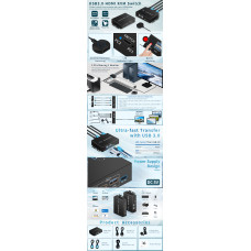  KVM-переключатель 2-1 HDMI  LiNK-T H201E