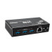 Купить Профессиональный KVM-переключатель 4K 120 Гц (2 в 1) с интерфейсами HDMI, USB 3.0, Type-C и RJ45