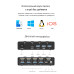 KVM-переключатель LiNK-T DK104V3 на 4 компьютера с HDMI 2.1 и USB 3.0