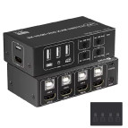 KVM-переключатель на 4 компьютера и 1 монитор