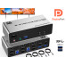 KVM-переключатель DisplayPort 1.4 LT-8K0303DP на 2 ПК и 3 монитора
