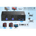 KVM-переключатель LiNK-T LT303HDL1 — 2 ПК, 3 монитора, 8K и Gigabit LAN
