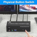 KVM-переключатель LiNK-T LT303HDL1 — 2 ПК, 3 монитора, 8K и Gigabit LAN