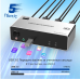 KVM-переключатель LiNK-T 8K0303B на 2 ПК и 3 монитора — HDMI и DisplayPort