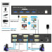 KVM-переключатель LiNK-T LT202A — 2 ПК, 2 монитора, HDMI и DisplayPort