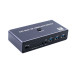 KVM-переключатель LiNK-T OZK10A — 2 компьютера, 2 монитора HDMI и DisplayPort
