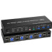 KVM-переключатель LiNK-T KVM4402 — 4 компьютера, 2 монитора, HDMI 4K