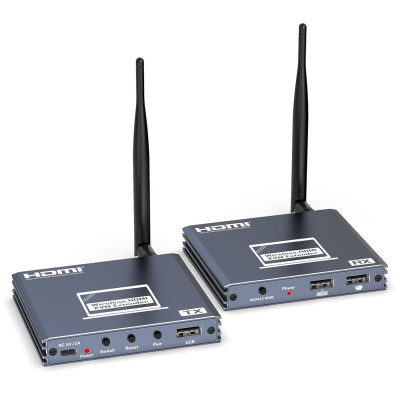 Беспроводной KVM-удлинитель NIVEK WR100 до 100 м с поддержкой HDMI и USB