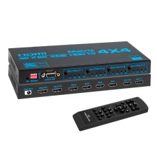 Матричный HDMI-коммутатор LiNK-T 4K0404MRS 4×4 4K@60Hz HDR10 RS232