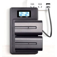 Palo Charger  Двойное Зарядное устройство с индикацией и выходным портом USB